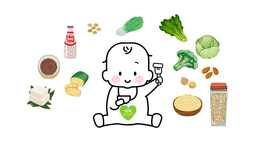 Thực phẩm bé ăn chay không thiếu chất