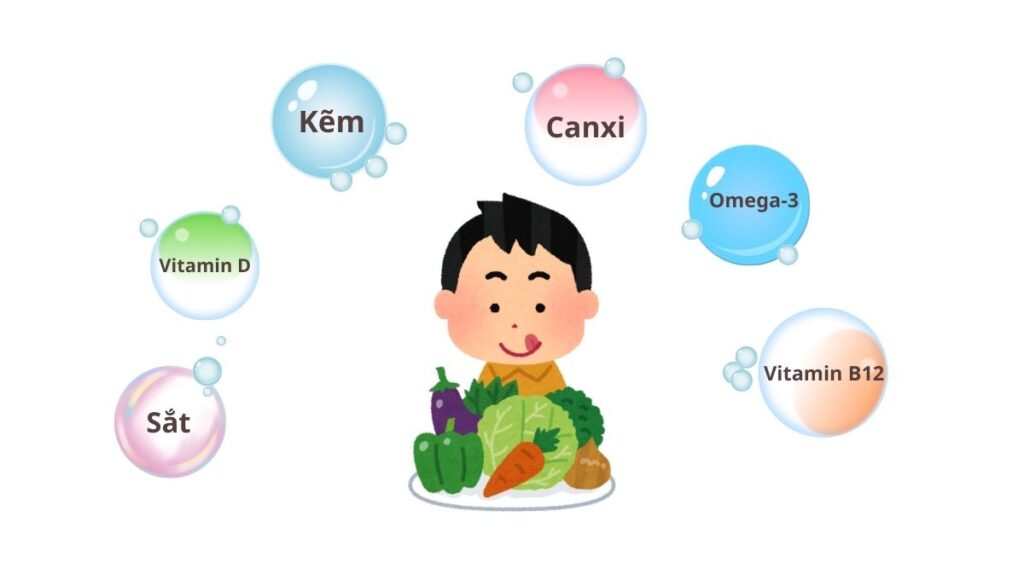 Thực phẩm bổ sung cho bé ăn chay